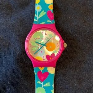 Agatha Ruiz De La Prada Blue & Pink Floral Watch